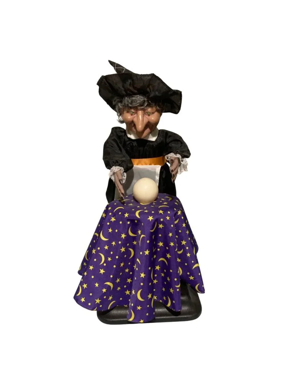 Vintage Halloween Animated Fortune Teller Witch By Gemmy - Works